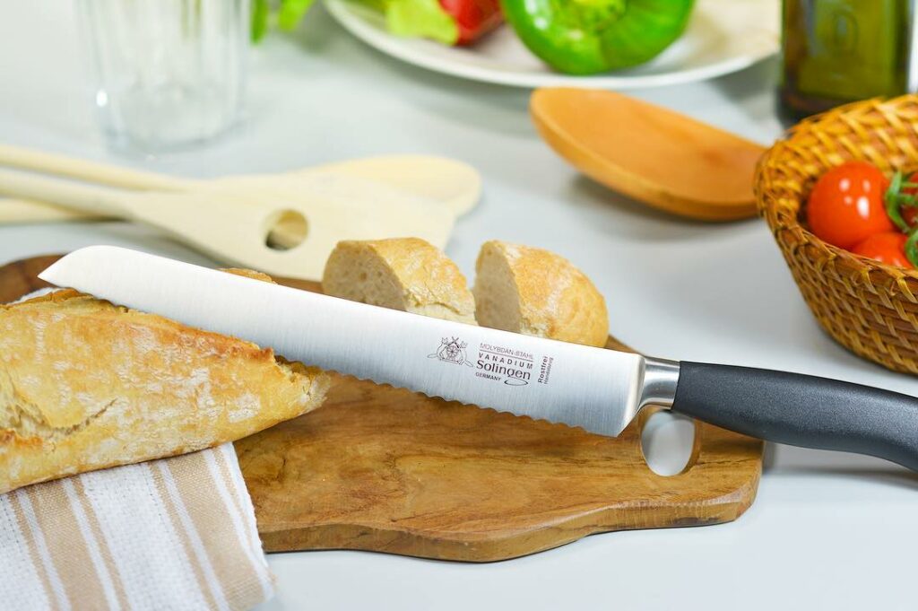 Cuchillos Solingen: Calidad alemana para cocinas peruanas 2 cuchillo de solingen para cortar pan