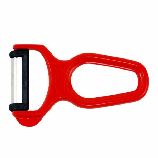 pelador de verdura rojo