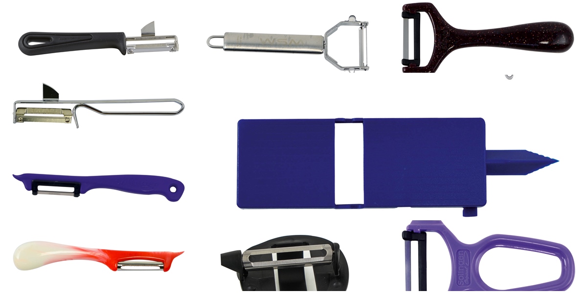 pelador de verdura, varios modelos