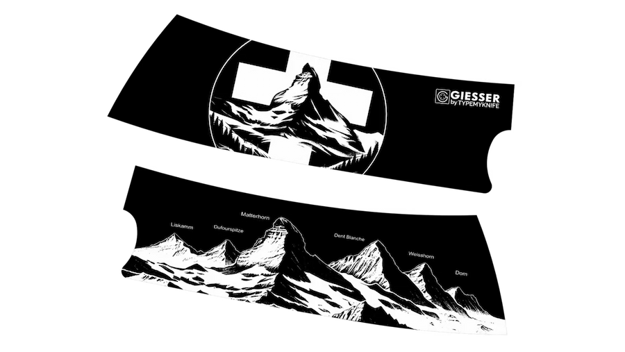 paisaje suiza grabado láser