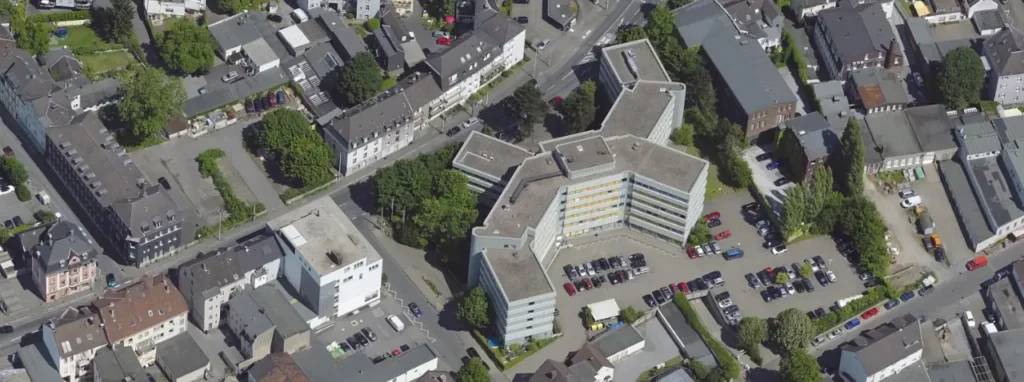 El centro la ciudad de Solingen 2015