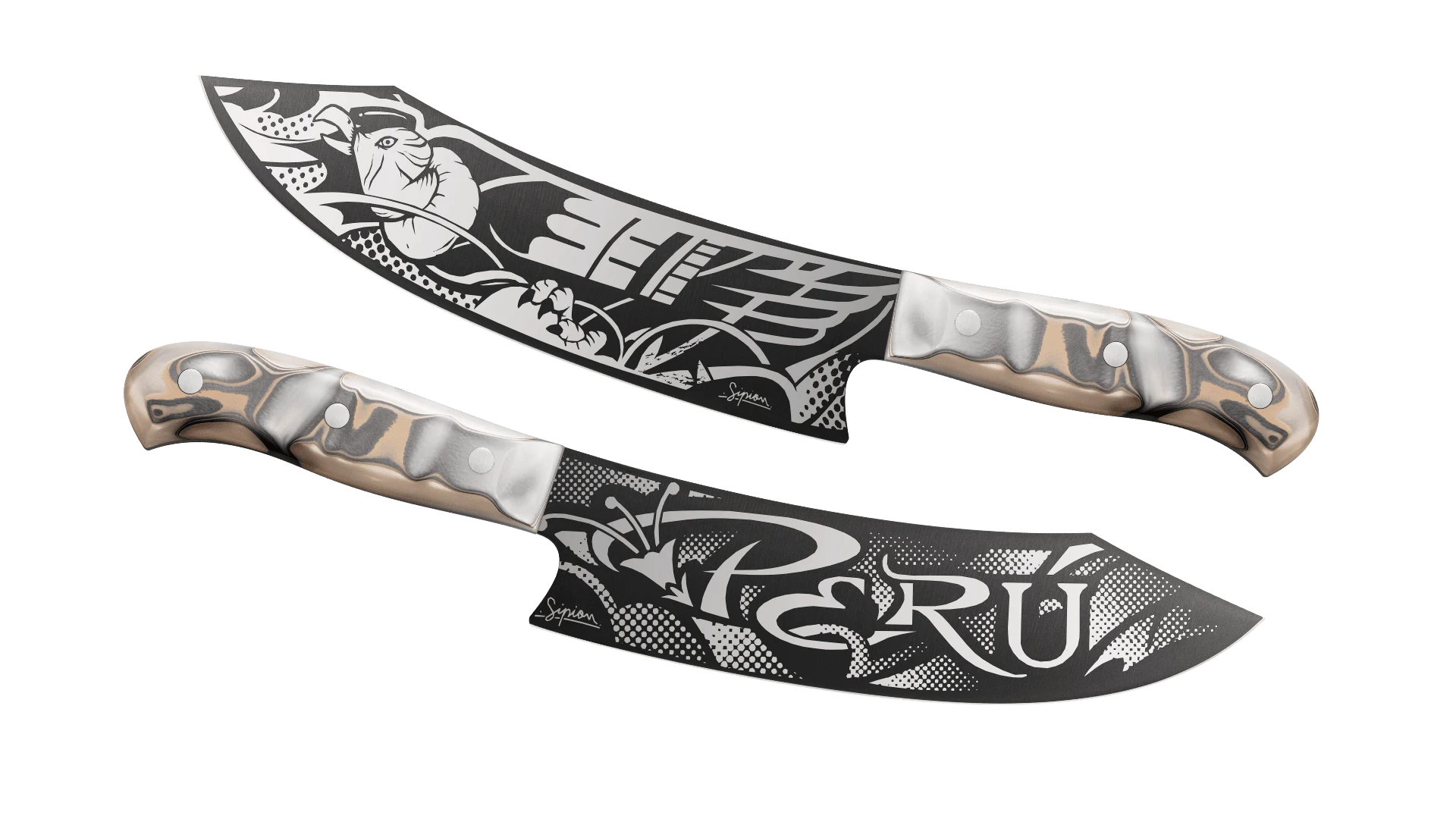 Diseño de Cuchillos by Luis Sipion por corte-aleman.com