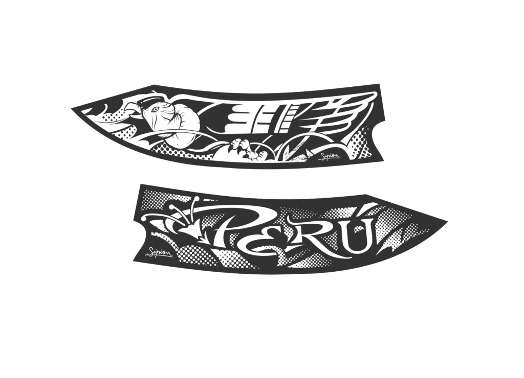 borrador diseño para cuchillo cosmovision andina by Luis Sipion