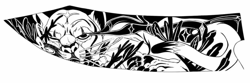 Borrador diseño para cuchillo personalizado