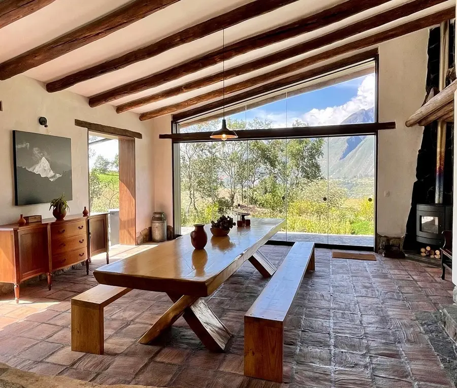 Interior de Santa Cruz Eco Lodge en la región de Ancash, Perú