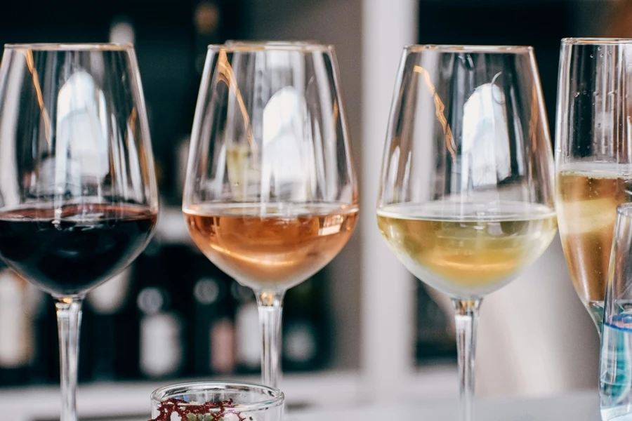 Vasos de vino, expo italia lima 2026